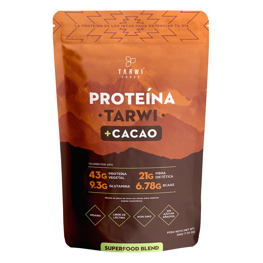 BLEND PROTEICO TARWI - CACAO 200G - DOYPACK